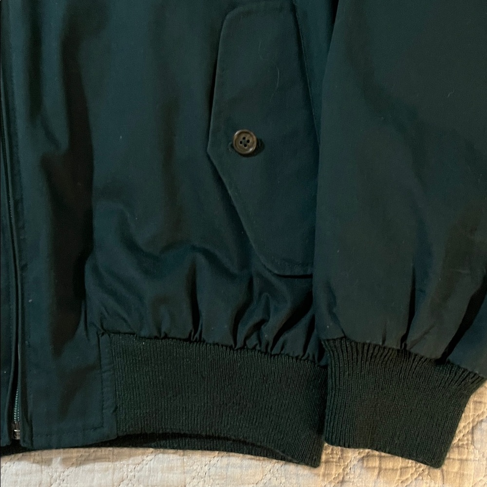 Nordstrom Harrington / Barracuda Style Deep Green Jacket - Picture 3 of 8